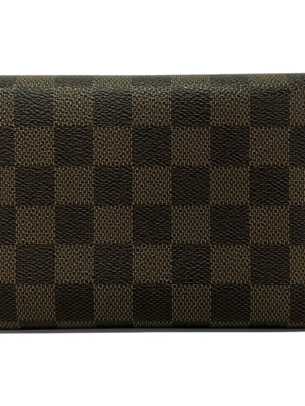 LOUIS VUITTON Porte Tresor Etui Papier N61202 Ebene Damier SP0015 Damier Canvas